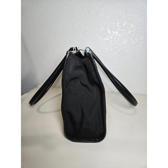 GUCCI Jackie Bardot Shoulder Bag Black Canvas Piston Lock VINTAGE - Picture 4 of 15